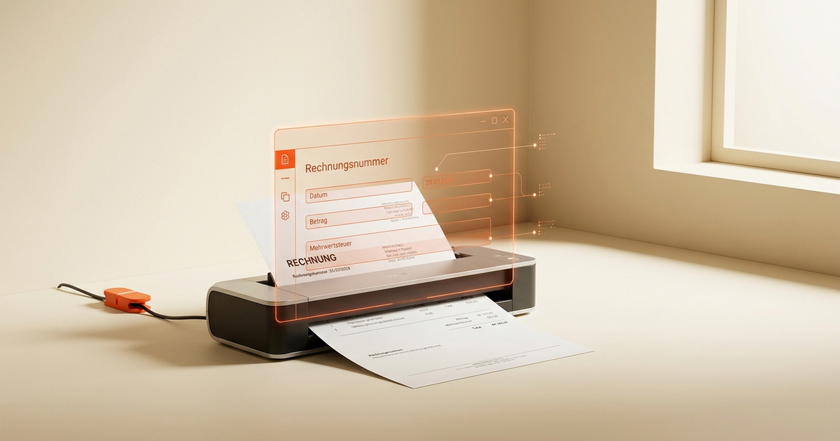 Rechnungserkennung mit OCR: Wie der Mittelstand DATEV und sevDesk füllt